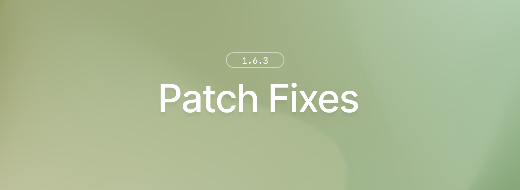 1.6.3 changelog banner