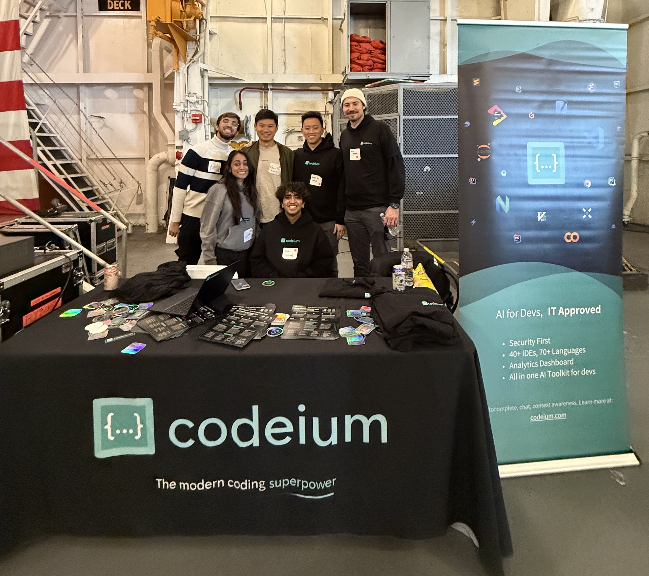 Codeium booth