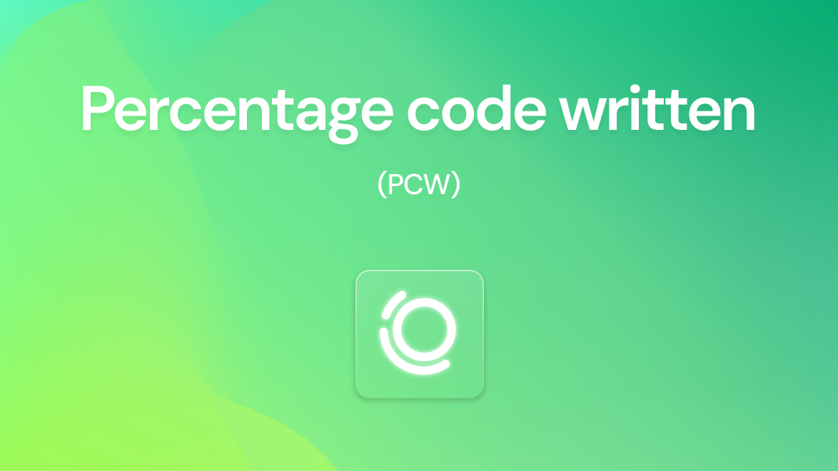 Image for Percentage of Code Written