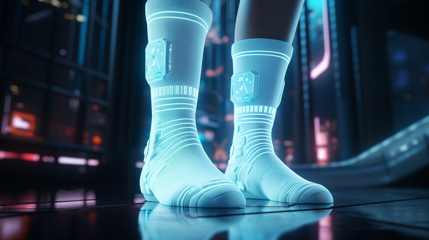 Two tech-infused socks.