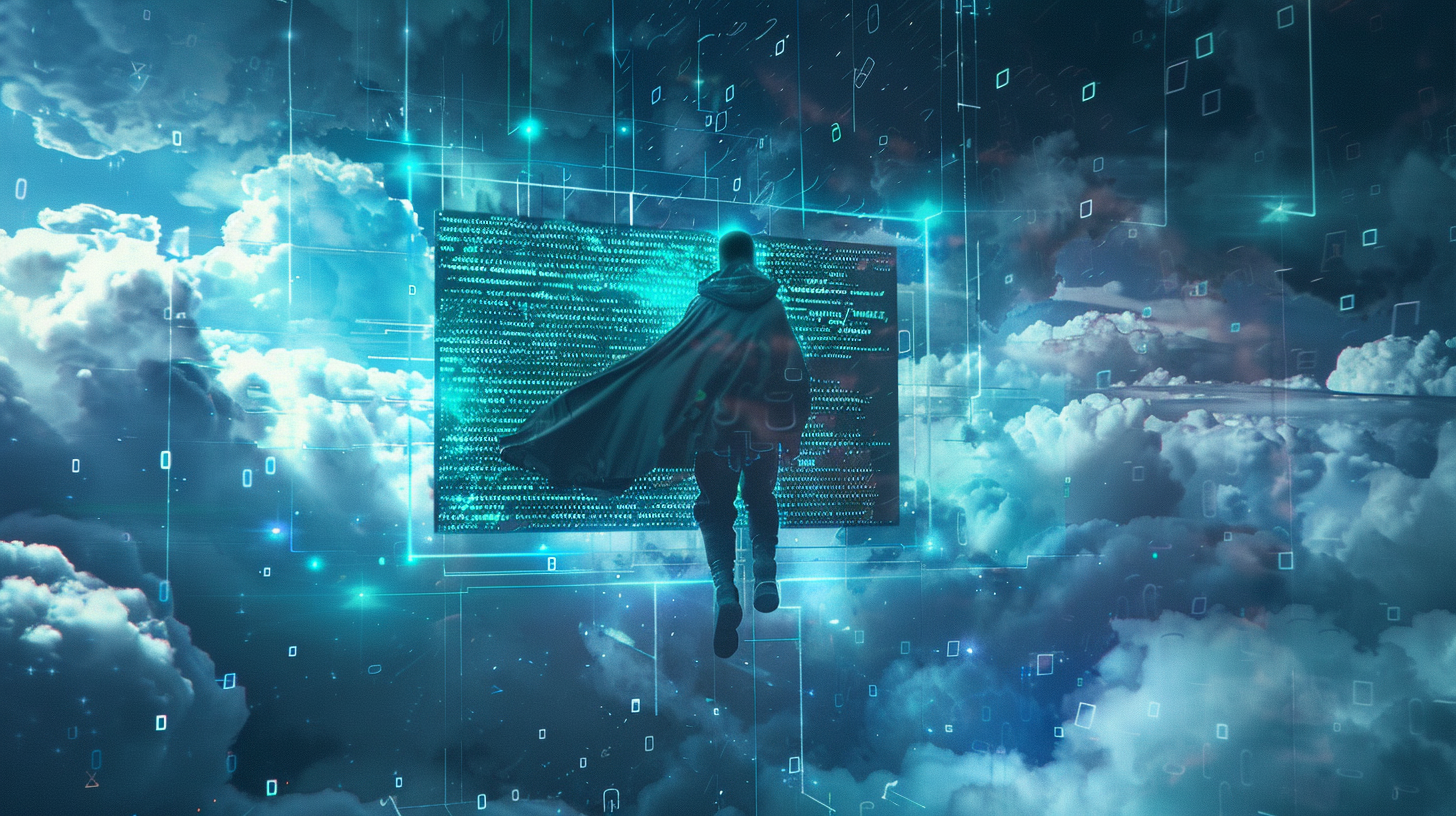 Superhero coding in the cloud.