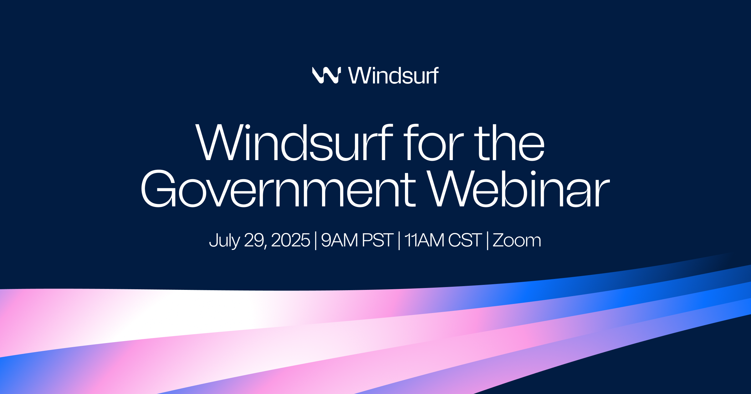 Windsurf for Government Series 2