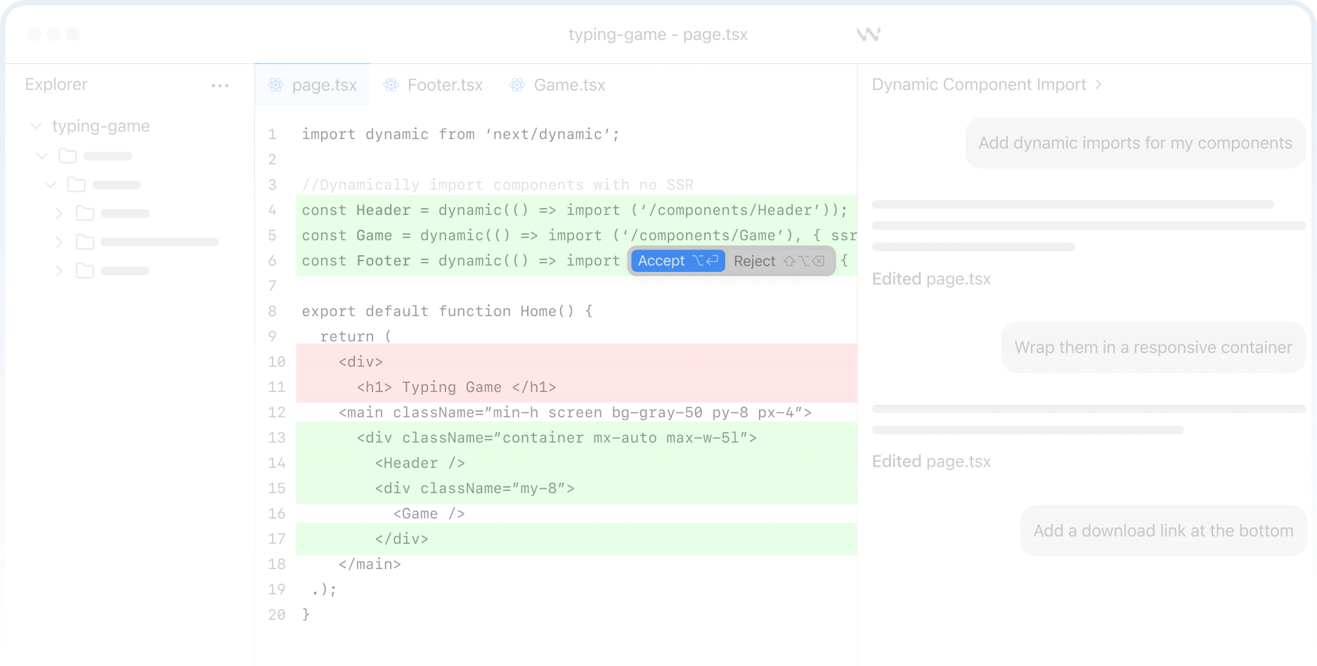 Windsurf IDE Interface