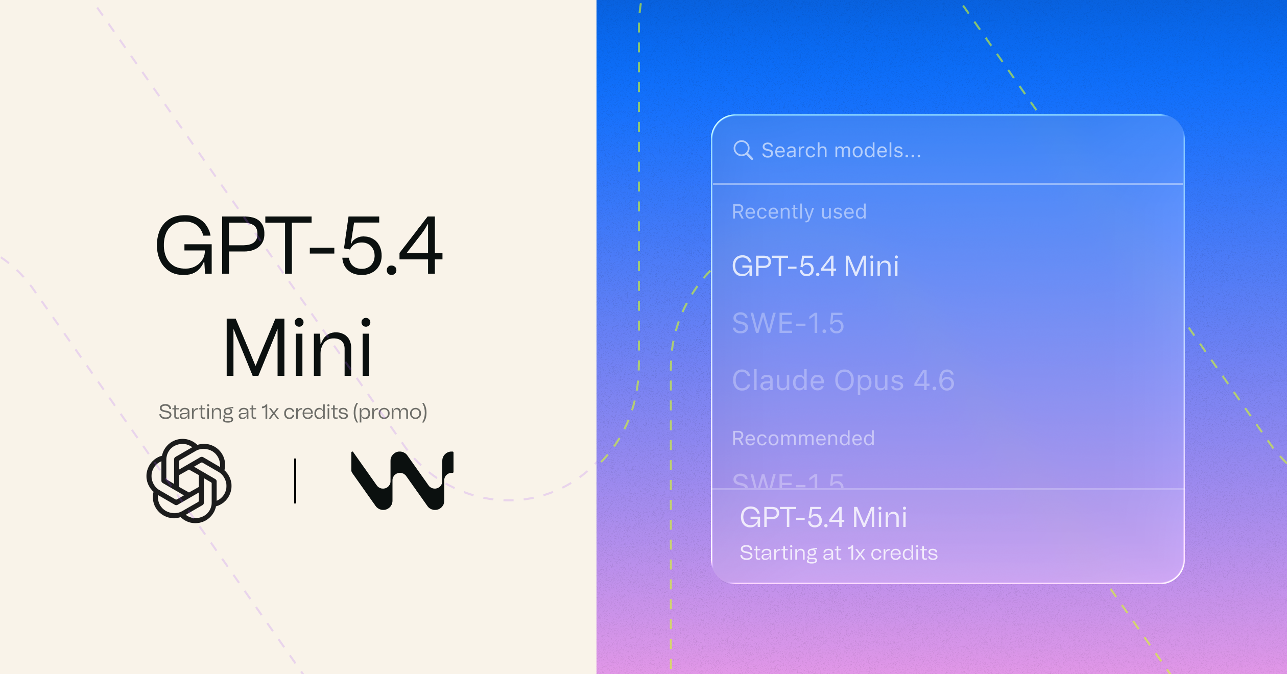 GPT-5.4 Mini announcement banner