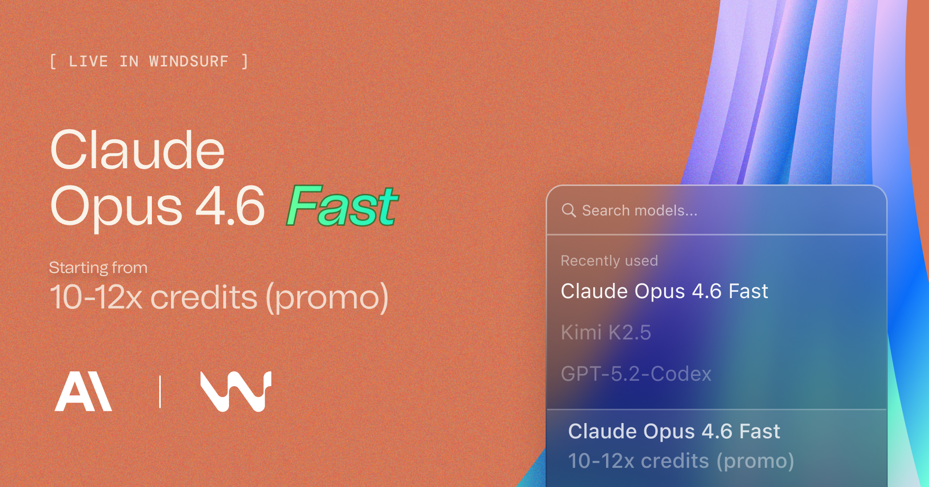 Opus 4.6 (fast mode) is now available in Windsurf
