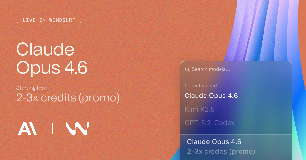 Opus 4.6 is now available in Windsurf