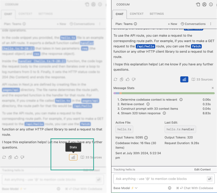 Chat insights.