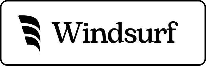 Windsurf white wordmark sticker